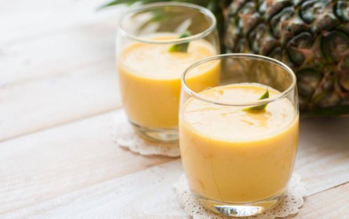 Frullato papaya e ananas