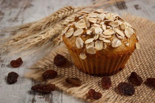 Muffin all'avena senza glutine né lattosio