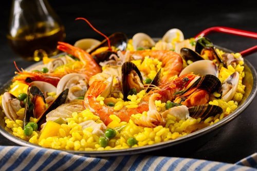 Paella ai frutti di mare