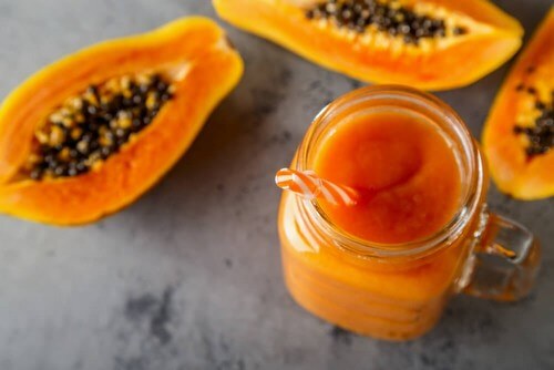 Papaya e avena