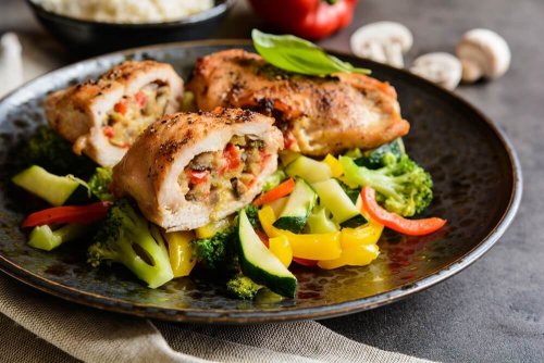 Petto di pollo ripieno