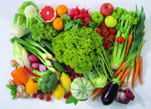 Varietà di frutta e verdura