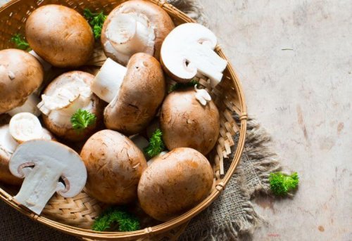 Cestino con champignon