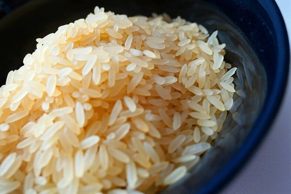 Chicchi di riso per fare esfoliante