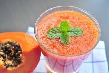 Frullato di papaya