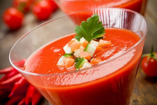 Gazpacho cene a basso contenuto calorico