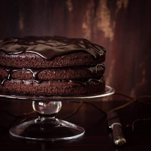 Torta al cioccolato a strati