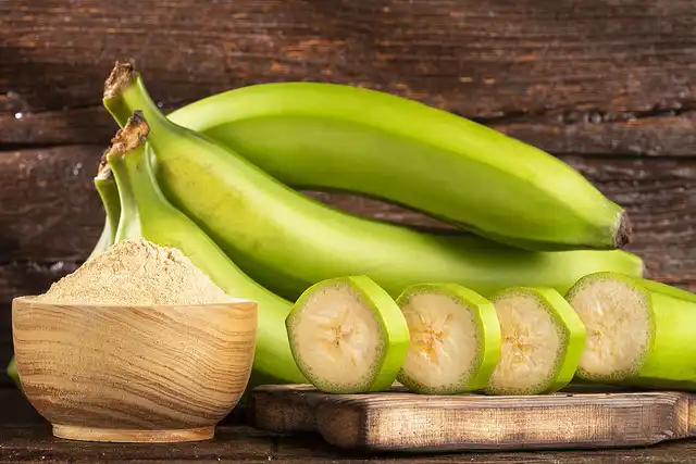 Benefici della banana verde.