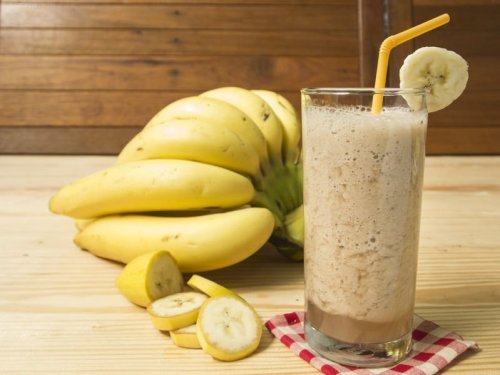 Frullato latte di avena e banana