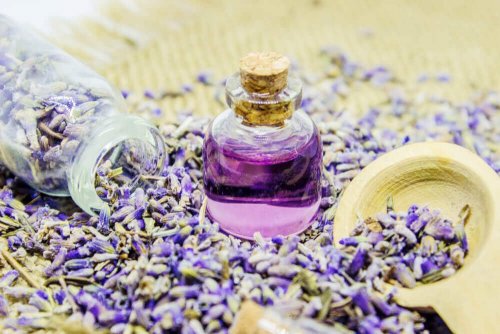 Lavanda, bicarbonato di sodio e aceto di mele