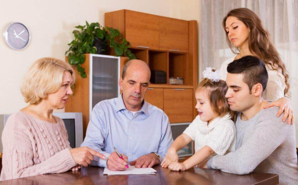 Famiglia riunita