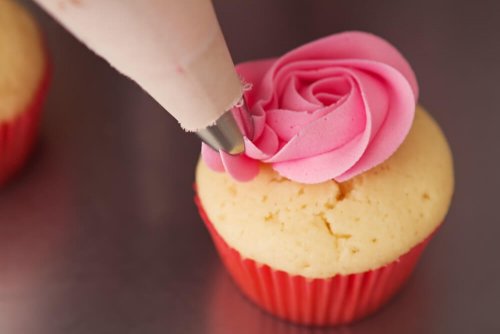 Cupcake alla fragola e vaniglia