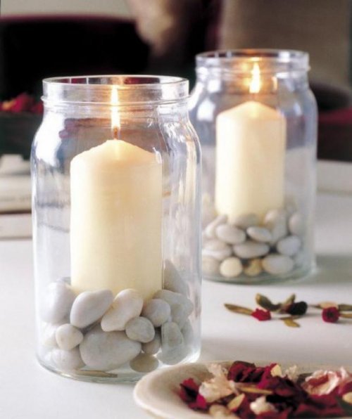 Candele idee per centrotavola