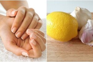 Indurente per unghie con aglio e limone