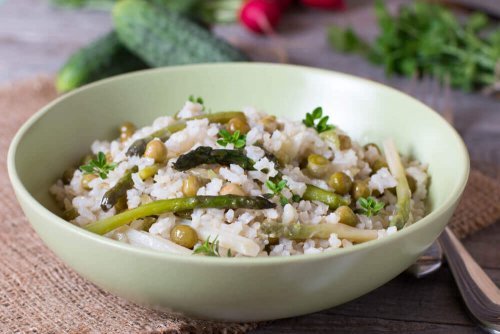 Riso con verdure e chia: poche calorie, poco colesterolo
