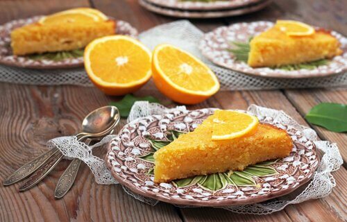 Torta all'arancia pronta in 5 minuti