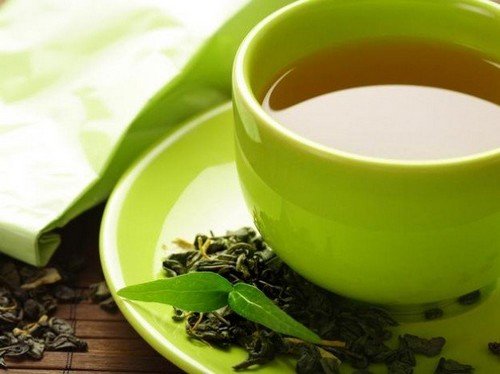 Tazza di tè verde