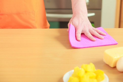 Disinfettare gli strofinacci da cucina