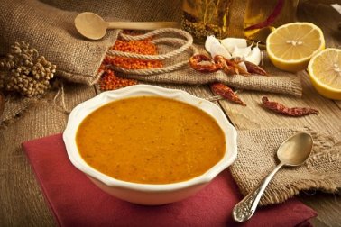 Ricetta facile della vellutata di lenticchie