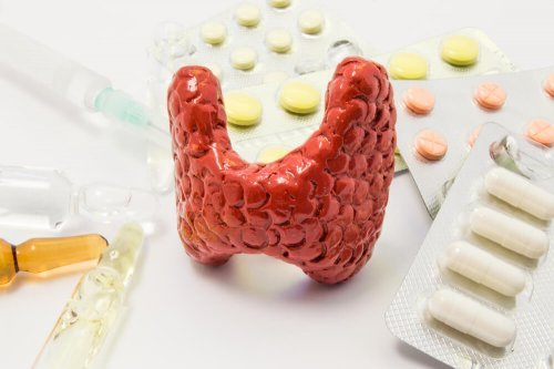 Modello della tiroide e farmaci