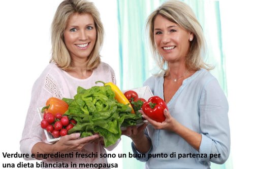 Verdure nella dieta in menopausa