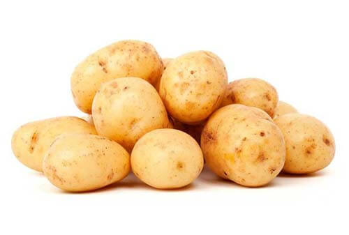 Alcune patate fresche