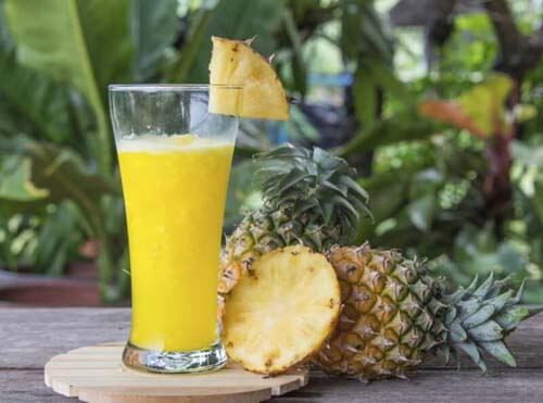 Succo contro l'insonnia all'ananas