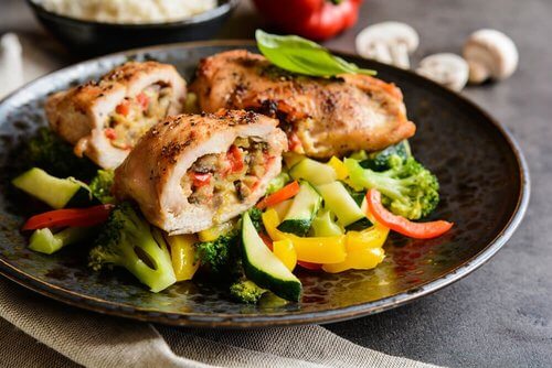 Petto di pollo ripieno