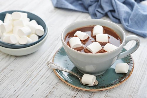 Cioccolata calda con marshmallow