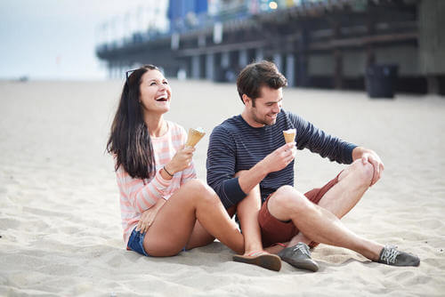 Amici in spiaggia