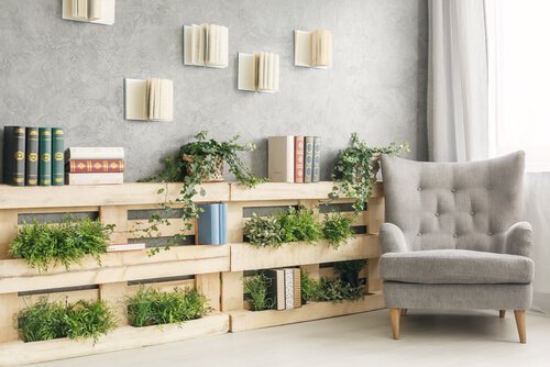 Scaffale con pallets