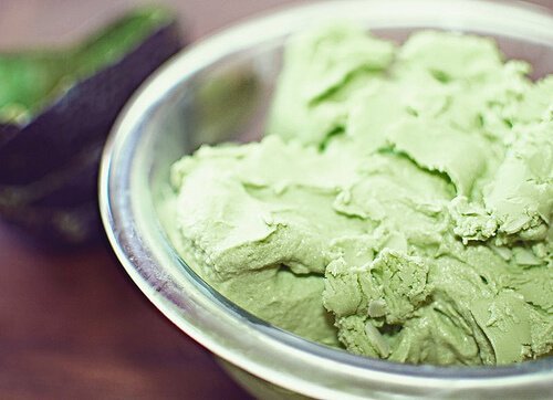 Gelato di avocado e limone