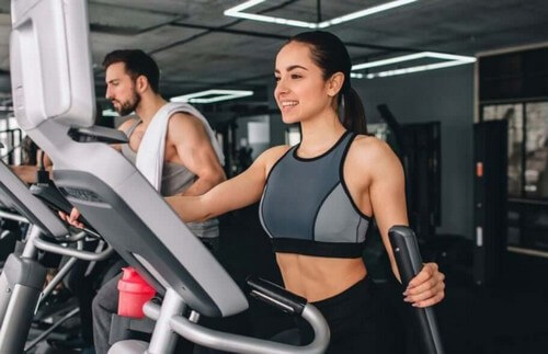 Ellittica in palestra.