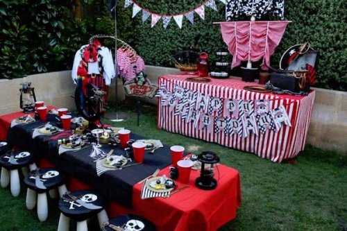 Addobbi per feste di compleanno all'aperto