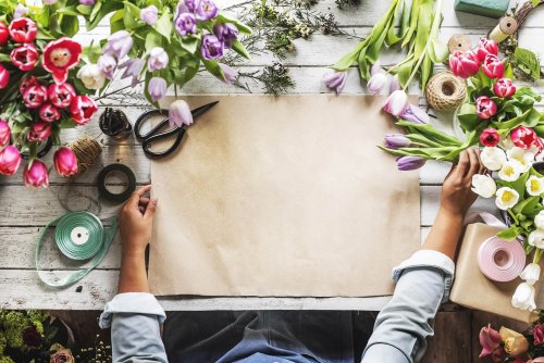 Lavori manuali con i fiori