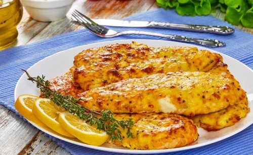 Pollo alla senape con miele