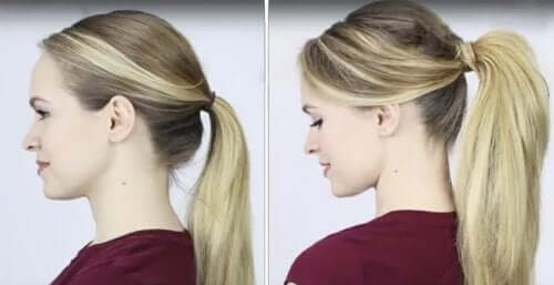 Coda di cavallo alta