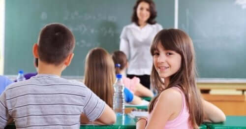 Ragazzini in classe