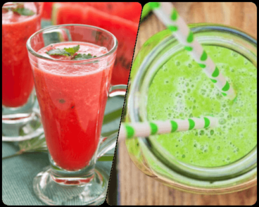 Frullati estivi da preparare con la frutta