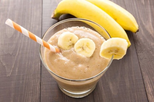 Frullato alla banana con pezzi