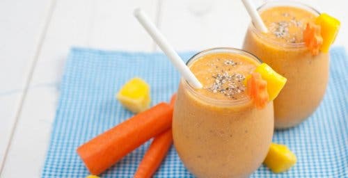 Frullato al cavolfiore e carota