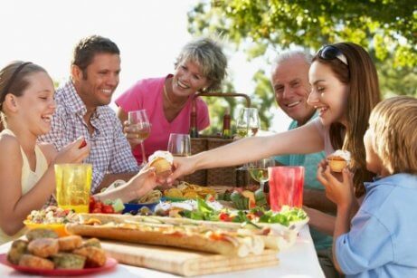 Pic nic in famiglia.