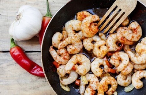 Ricetta di gamberi piccanti
