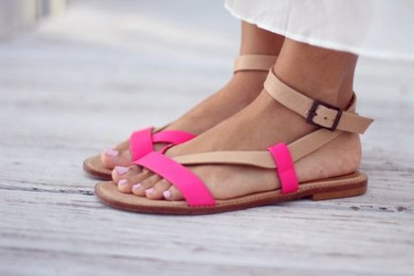 Scarpe aperte