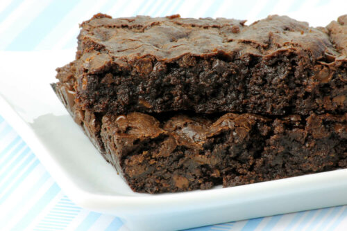 Torta a cioccolato senza latticini.