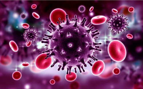 Carica virale del virus dell'HIV.