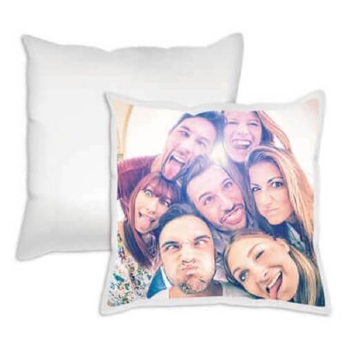 Cuscini decorati con foto.