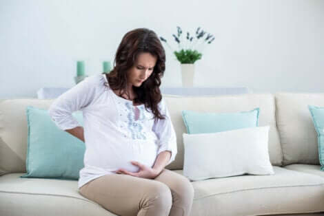 Dolori provocati da dismenorrea in gravidanza.