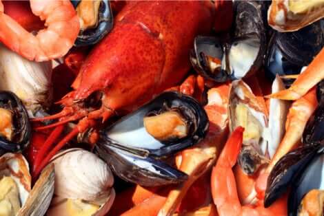 Crostacei e molluschi.