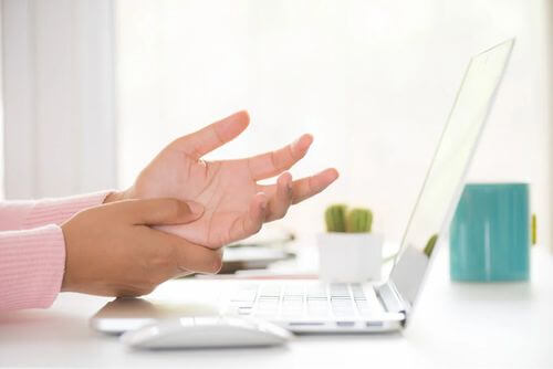 Sindrome del tunnel carpale.